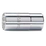 Beta 910BL 14 Chiavi a bussola a mano con attacco quadro femmina 3/8", tipo lungo bocca poligonale, cromate 009100314