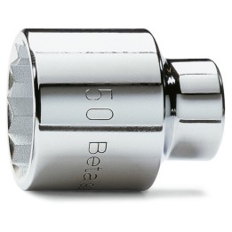 Beta 928B 38 Chiavi a bussola a mano con attacco quadro femmina 3/4" bocca poligonale, cromate 009280138