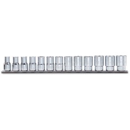 Beta 920A/SB13 Serie di 13 chiavi a bussola a mano bocca esagonale (art. 920A) su supporto 009200040