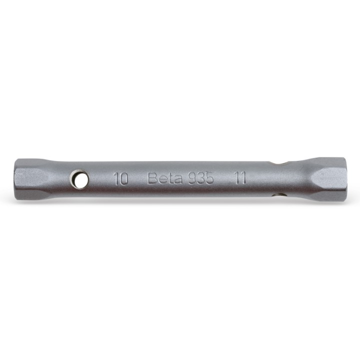 Beta 935 8X9 Chiavi a tubo doppie esagonali serie leggera cromate satinate 009350111