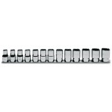 Beta 920B/SB13 Serie di 13 chiavi a bussola a mano bocca poligonale (art. 920B) su supporto 009200140