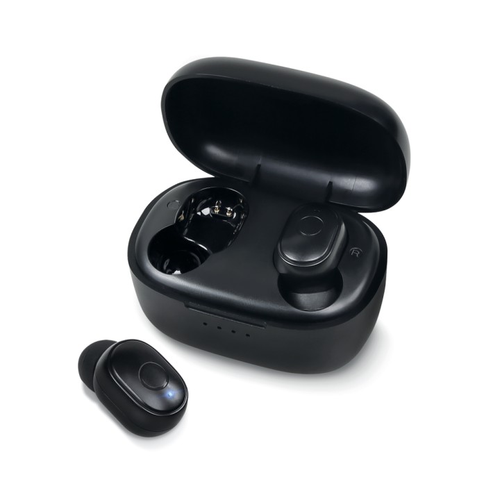Beta 9549ABW Auricolari Wireless BT V5.0, con microfono integrato, a ricarica magnetica, con base di ricarica con attacco USB-C 