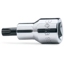 Beta 920XZN 12 Chiavi a bussola a mano maschio per viti con impronta XZN®, con attacco quadro femmina 1/2" cromate - inserti bru