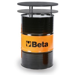 Beta 9565T Tavolo in lamiera d’acciaio con piano in legno multistrato di betulla verniciato. 095650200