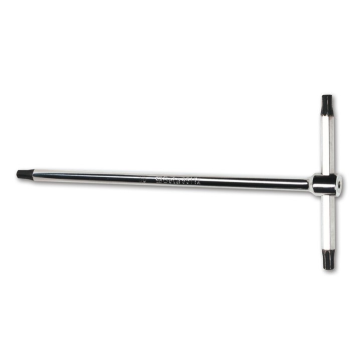 Beta 951TX 08 Chiavi a T con tre estremità maschio per viti con impronta Torx® cromate 009510808