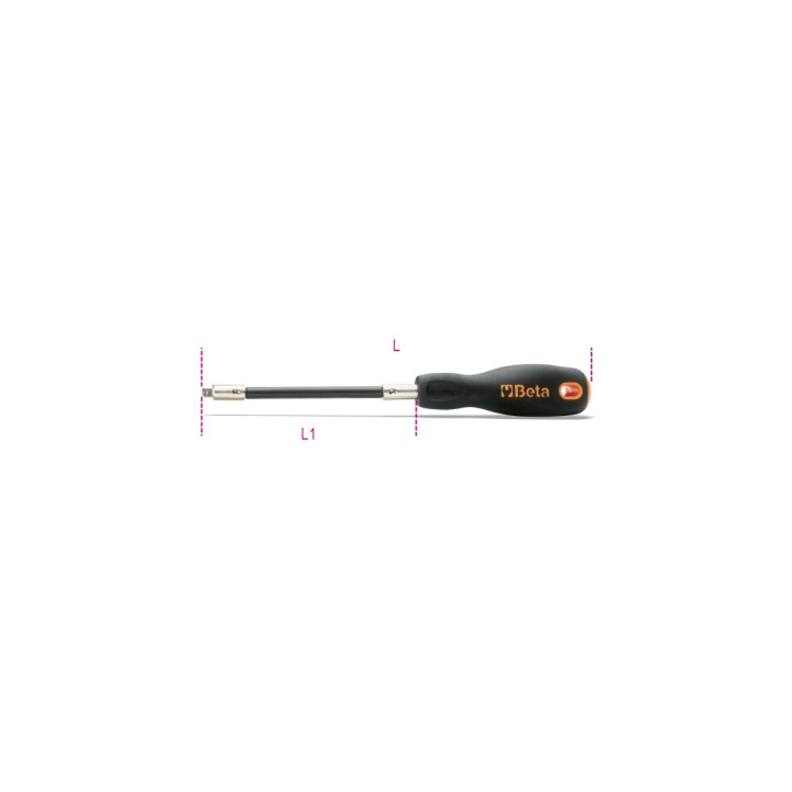 Beta 900/32 Quadro maschio 1/4" flessibile con impugnatura 009000839