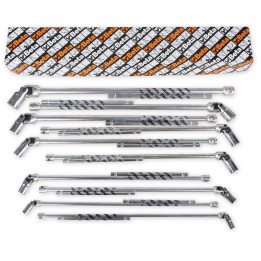 Beta 952/S10 Serie di 10 chiavi a T con bussola esagonale snodata (art. 952) 009520080
