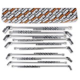 Beta 952/S10 Serie di 10 chiavi a T con bussola esagonale snodata (art. 952) 009520080