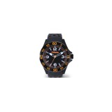 Beta 9593W Orologio analogico, cassa in plastica soft touch con ghiera in metallo, water resistant 3ATM, cinturino in silicone 0