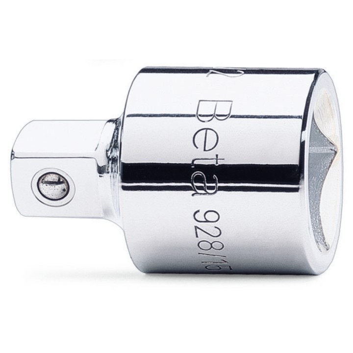 Beta 928/15 Raccordo con attacco quadro femmina 3/4" e maschio 1/2" cromato 009280801