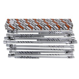 Beta 952FTX/S9 Serie di 9 chiavi a T con bussola snodata per viti con testa a profilo Torx® (art. 952FTX) 009520141