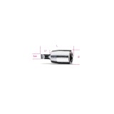 Beta 900LP 1,6X10 Chiavi a bussola a mano a giravite per viti con intaglio con attacco quadro femmina 1/4" cromate - inserti bru