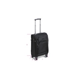 Beta 9544C Trolley dimensioni formato cabina con 4 ruote doppie, lucchetto TSA, porta USB + jack 3,5 mm 095440101