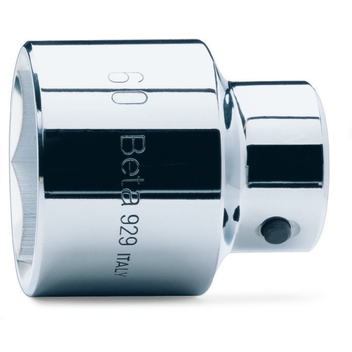 Beta 929 70 Chiavi a bussola a mano con attacco quadro femmina 1" bocca esagonale, cromate 009290070