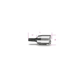 Beta 900PT 20 Chiavi a bussola a mano a giravite per viti con impronta pentalobata con attacco quadro femmina 1/4" cromate - ins