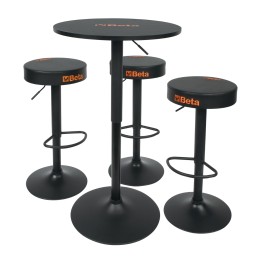 Beta 9566K Set arredo composto da tavolo e tre sgabelli regolabili in altezza 095660500