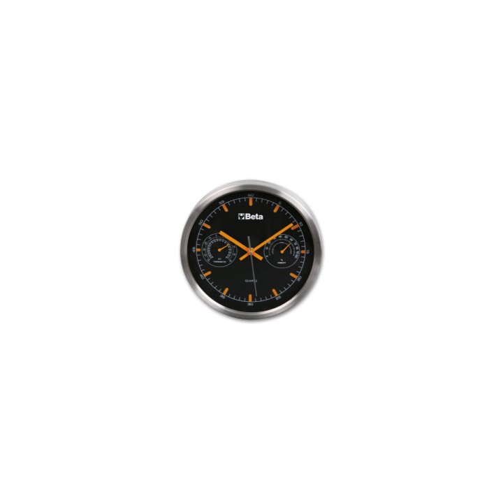 Beta 9594 Orologio da parete dotato di termometro ed igrometro, diametro 26 cm 095940051