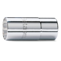 Beta 910BL 22 Chiavi a bussola a mano con attacco quadro femmina 3/8", tipo lungo bocca poligonale, cromate 009100322