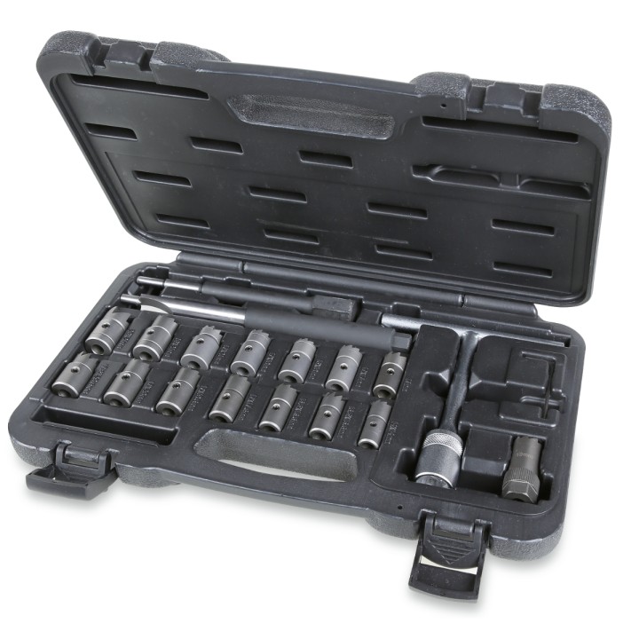 Beta 960PI/C19 Assortimento di 19 utensili per la pulizia sedi iniettori 009600217