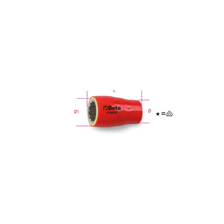 Beta 910MQ-B 8 Chiavi a bussola poligonali 009100618