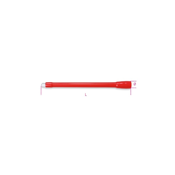 Beta 910MQ/22 Prolunga quadro maschio e femmina 3/8" 009100805