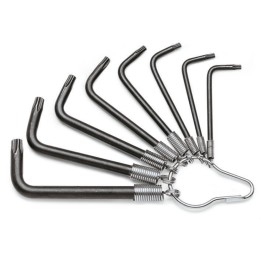 Beta 97TX/ST8 Serie di 8 chiavi maschio piegate per viti con impronta Torx® (art. 97TX) 000970640
