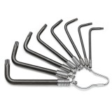 Beta 97TX/ST8 Serie di 8 chiavi maschio piegate per viti con impronta Torx® (art. 97TX) 000970640