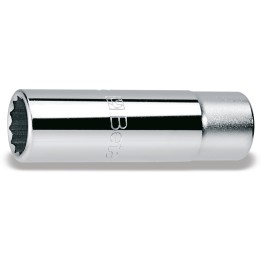 Beta 920AS-L 1 Chiavi a bussola a mano con attacco quadro femmina 1/2", tipo lungo bocca poligonale, cromate 009200363