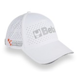 Beta 9525WB Cappellino Beta da baseball bianco con visiera curva 095251032