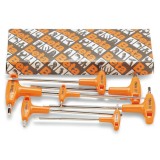 Beta 96T/S6 Serie di 6 chiavi maschio esagonale piegate con impugnatura di manovra (art. 96T) 000960952