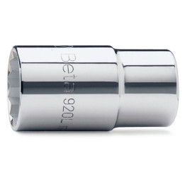 Beta 920BL 21 Chiavi a bussola a mano con attacco quadro femmina 1/2", tipo lungo bocca poligonale, cromate 009200321