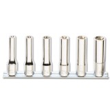 Beta 920FTX-LSB6 Serie di 6 chiavi a bussola a mano lunghe per viti con testa a profilo Torx® (art. 920FTX/L) su supporto 009200