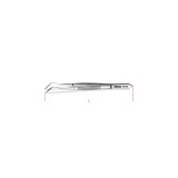 Beta 993G Pinzetta a molla con perno a punte curve a gomito zigrinate in acciaio inossidabile 009930030