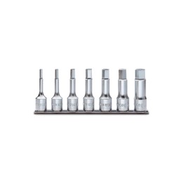 Beta 920ME/SB7 Serie di 7 chiavi a bussola maschio esagonale (art. 920ME) su supporto 009200519
