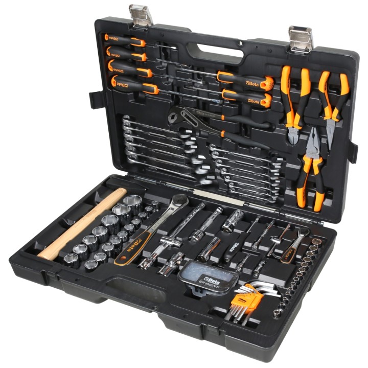 Beta BW 2047E/C108 Valigia con assortimento di 108 utensili per manutenzione generale, in plastica 020476308