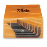 Beta 97TX/B13 Serie di 13 chiavi maschio piegate per viti con impronta Torx® (art. 97TX) in busta 000970650