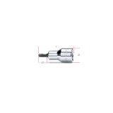 Beta 920RTX 40 Chiavi a bussola a mano maschio per viti con impronta Tamper Resistant Torx®, con attacco quadro femmina 1/2" cro