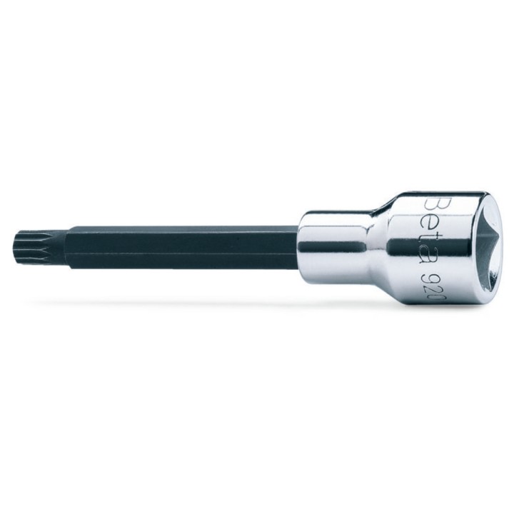 Beta 920XZN 10L Chiavi a bussola a mano maschio per viti con impronta XZN®, con attacco quadro femmina 1/2" cromate - inserti br