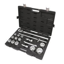 Beta BW 928E/C17 Assortimento di 12 chiavi a bussola esagonali e 5 accessori, in cassetta di plastica 009286017