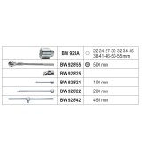 Beta BW 928E/C17 Assortimento di 12 chiavi a bussola esagonali e 5 accessori, in cassetta di plastica 009286017