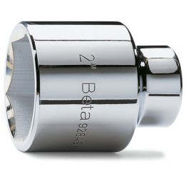 Beta 928AS 1.1/4 Chiavi a bussola a mano con attacco quadro femmina 3/4" bocca esagonale, cromate 009280208
