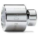 Beta 928B 19 Chiavi a bussola a mano con attacco quadro femmina 3/4" bocca poligonale, cromate 009280119