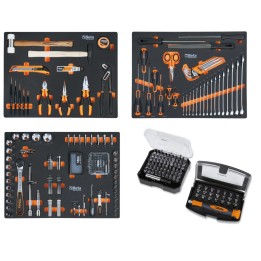 Beta BW 5945VU-C45PRO 2 Utensili organizzati in vassoi morbidi in EVA (Etilene Vinil Acetato). Assortimento compatibile con l'ar