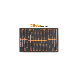Beta M213 Vassoio morbido in EVA giravite Beta Evox per viti lama piatta, Phillips® e Torx® 024500213