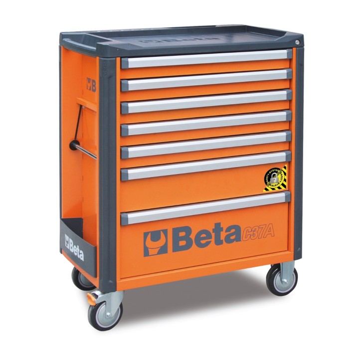 Beta C37A/7-R Cassettiera porta attrezzi con 7 cassetti e sistema antiribaltamento 037000273