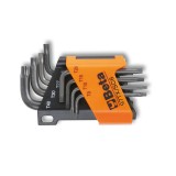 Beta 97TX/SC8 Serie di 8 chiavi maschio piegate per viti con impronta Torx® (art. 97TX) con supporto 000970064