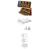 Beta M145 Termoformato morbido con assortimento di utensili 024500145
