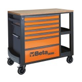 Beta RSC24L/7-R Cassettiera porta attrezzi con 7 cassetti e ripiani laterali 024004373