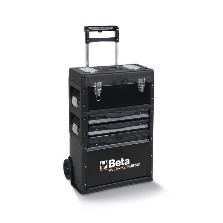 Beta BW 4300E Trolley portautensili BW C43 con assortimento di 251 utensili universali 043006301