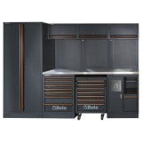 Beta BW 5945/2024 Utensili organizzati in vassoi morbidi in EVA (Etilene Vinil Acetato). Assortimento compatibile con l'arredo o